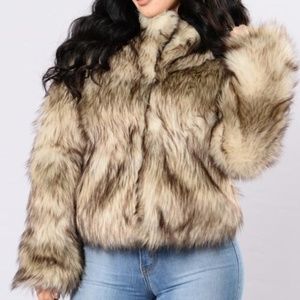 Fernanda Fur Coat - Natural